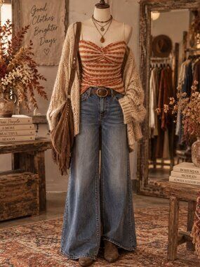 Free People Ruched Mesh Cami Top Large Orange Tan Y2K Boho Festival